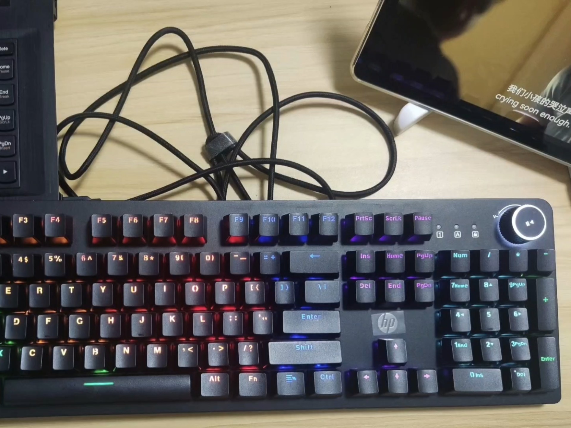 40元淘来的惠普K10G 一段机械键盘的“硬核”驯服记